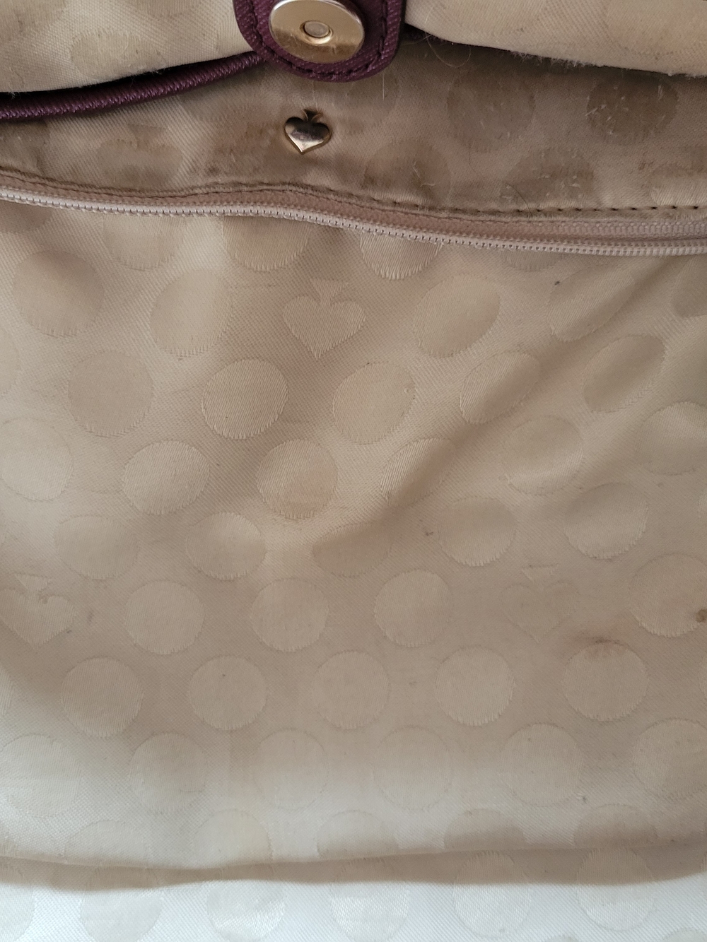kate spade New York Plum Saffiano Leather Tote - Picture 9 of 16